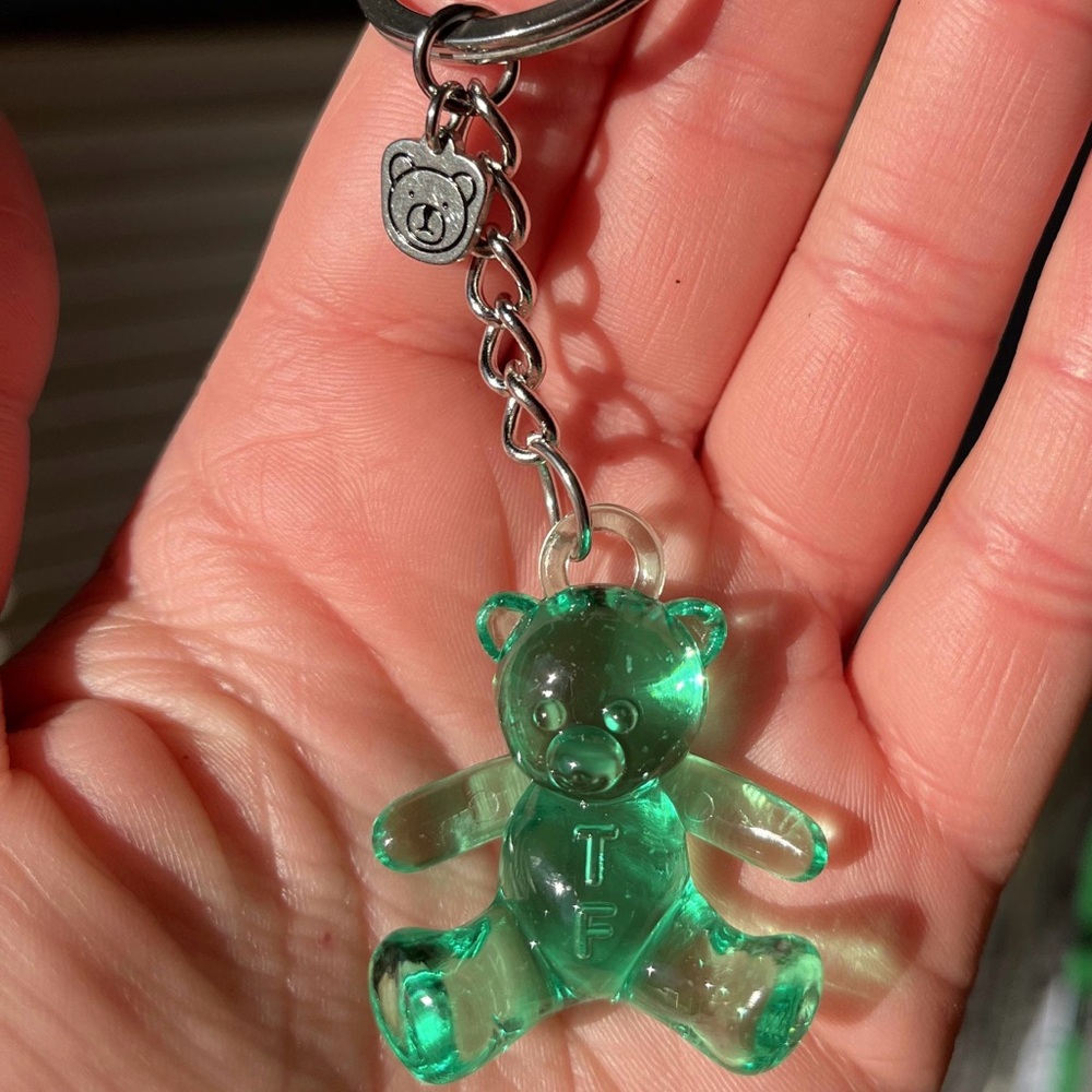 Teddy Fresh Green Teddy Bear Keychain